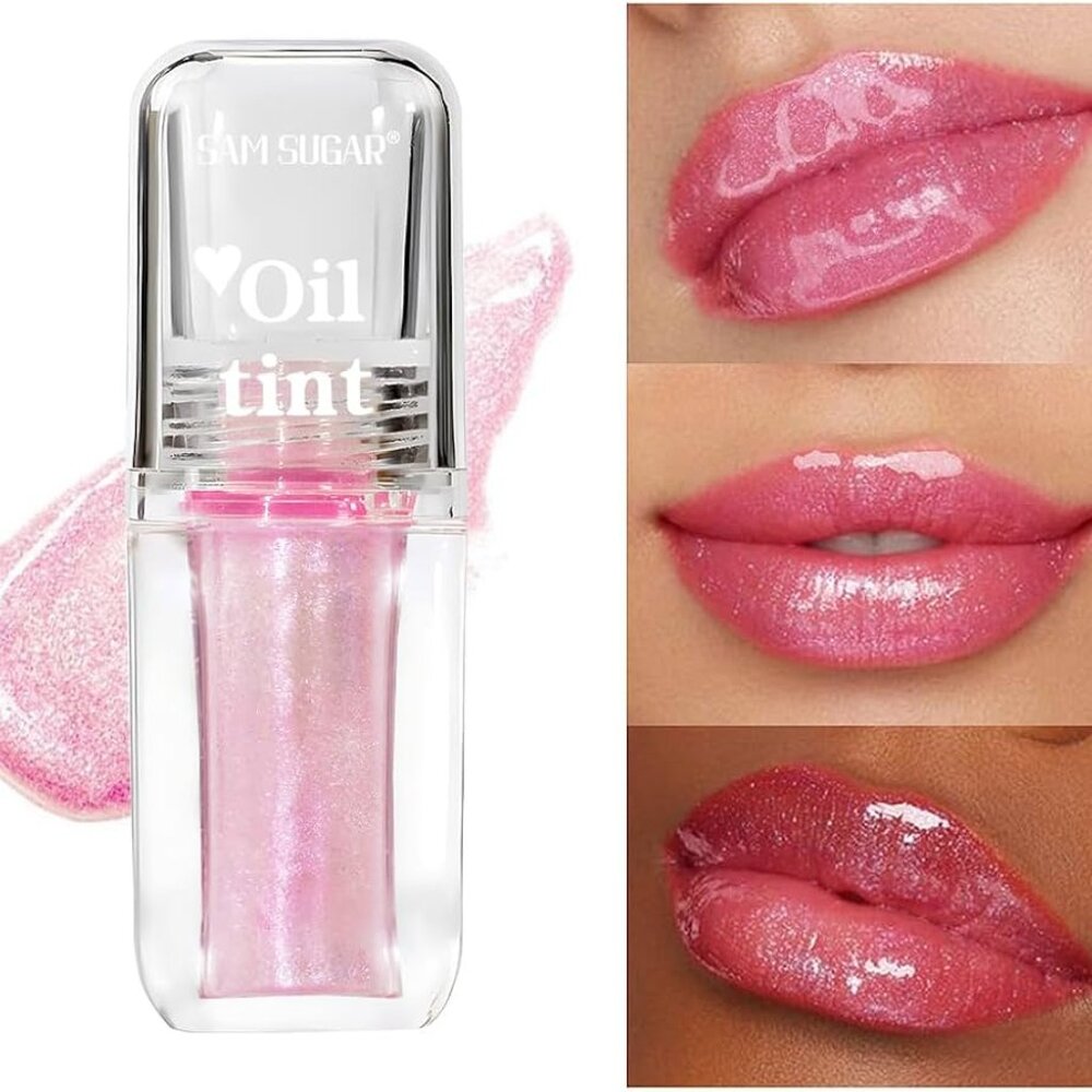 SAM SUGAR Magic Lip Oil Tint 02 Pearl Shimmer